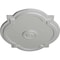 Ekena Millwork Waltz Ceiling Medallion (Fits Canopies up to 4 1/2"), Hand-Painted Frost, 21 1/4"W x 17 3/8"H x 1"P CM21WAFRF - alternate 4